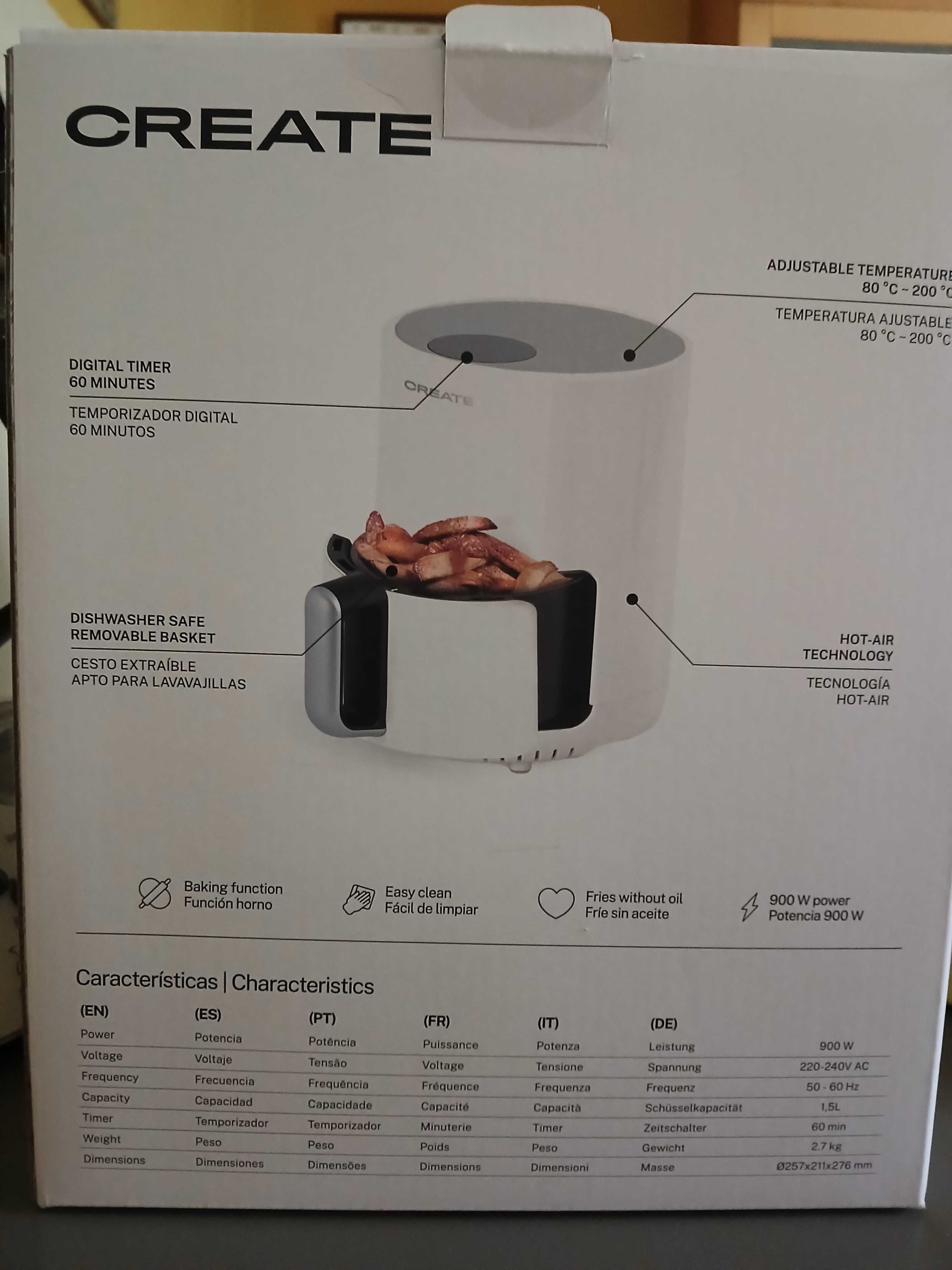 FRYER AIR - Fritadeira sem Óleo e forno
