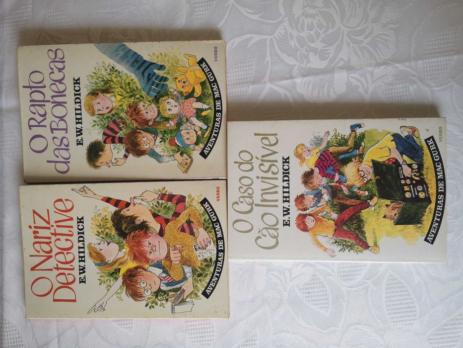 3 livros infantis das Aventuras de Mac Gurk.