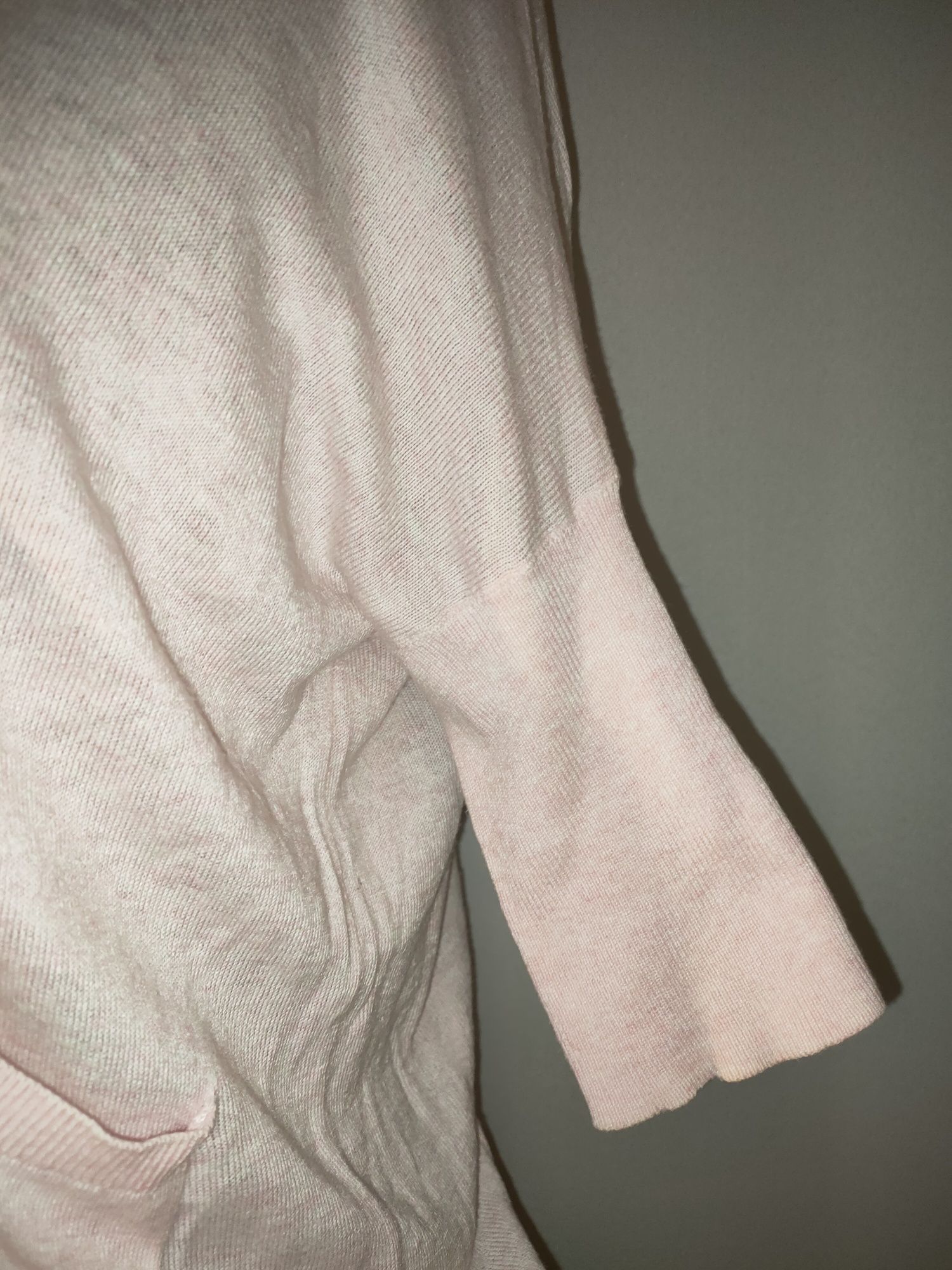 Bluzka różowy sweterek r.38
