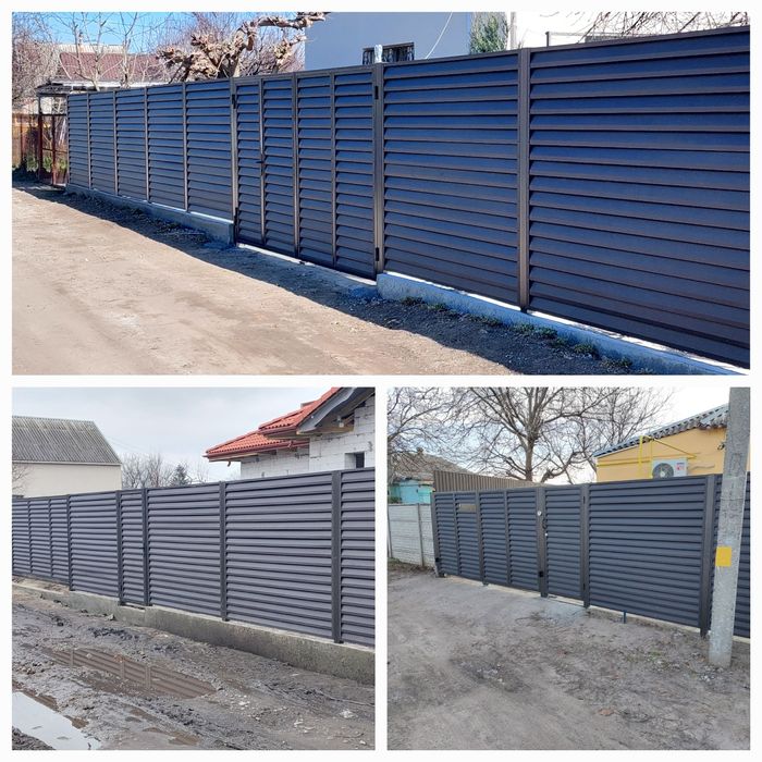 Ворота.Автоматика.Забор Жалюзи, из профнастила. Автоматические ворота.