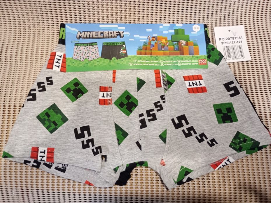 Nowy zestaw paka minecraft 122-128