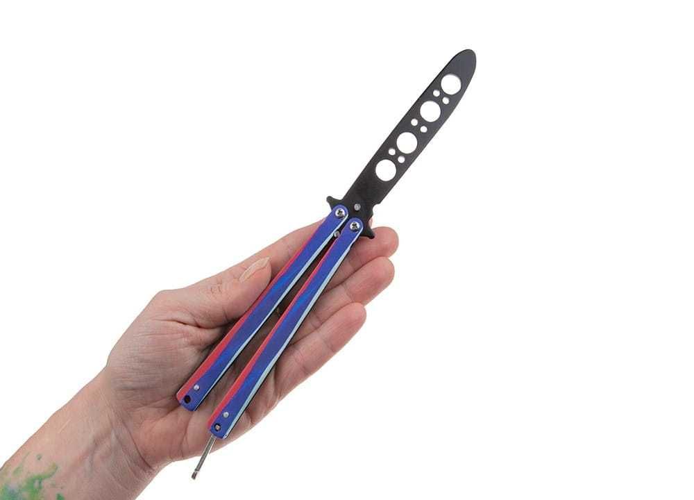 nóż motylek treningowy balisong składany flipper russia cs:go N-500R