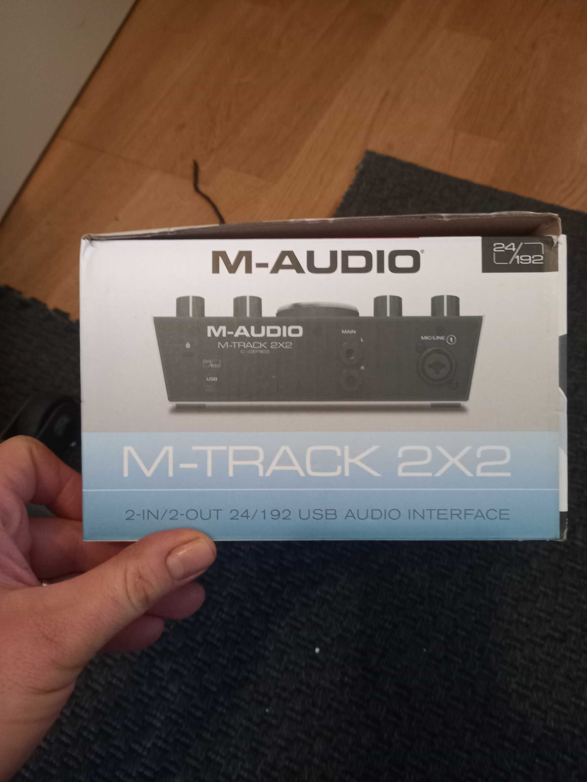 Mikser dwukanalowy M-AUDIO M-Track 2x2 w pelni sprawny