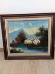 Quadro Antigo com Moldura.