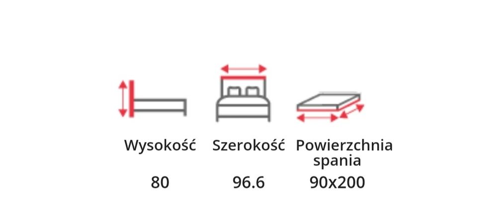 Łóżko młodzieżowe Hobby " Wójcik Meble" - Niższa Cena!