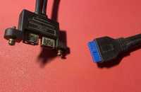 Кардрідер внутрішній, 2.5", USB 3.0 подовжувач з плати