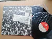 As Vozes do 25 de ABRIL 2 LP em Vinil 1974