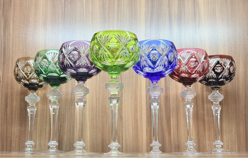 Хрустальные бокалы для вина WMF Cristal Cabinet GDR Германия