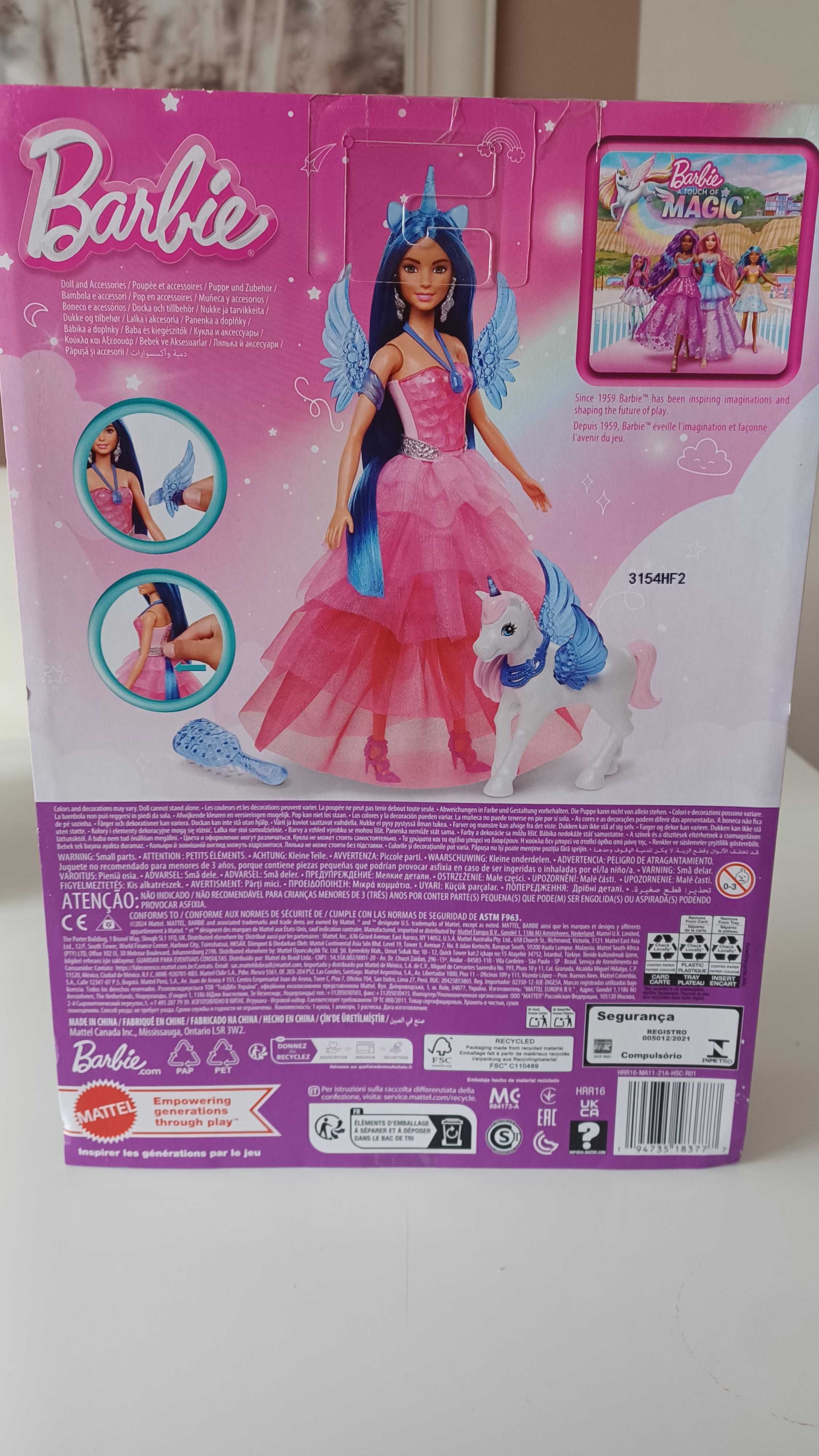Nowa lalka Barbie Jednorożec