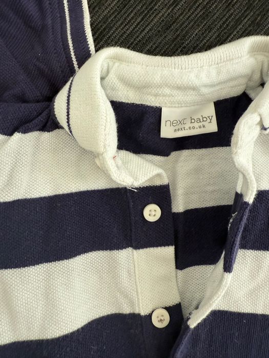 Dwa rampersy Next rozmiar 50/56 bawełna