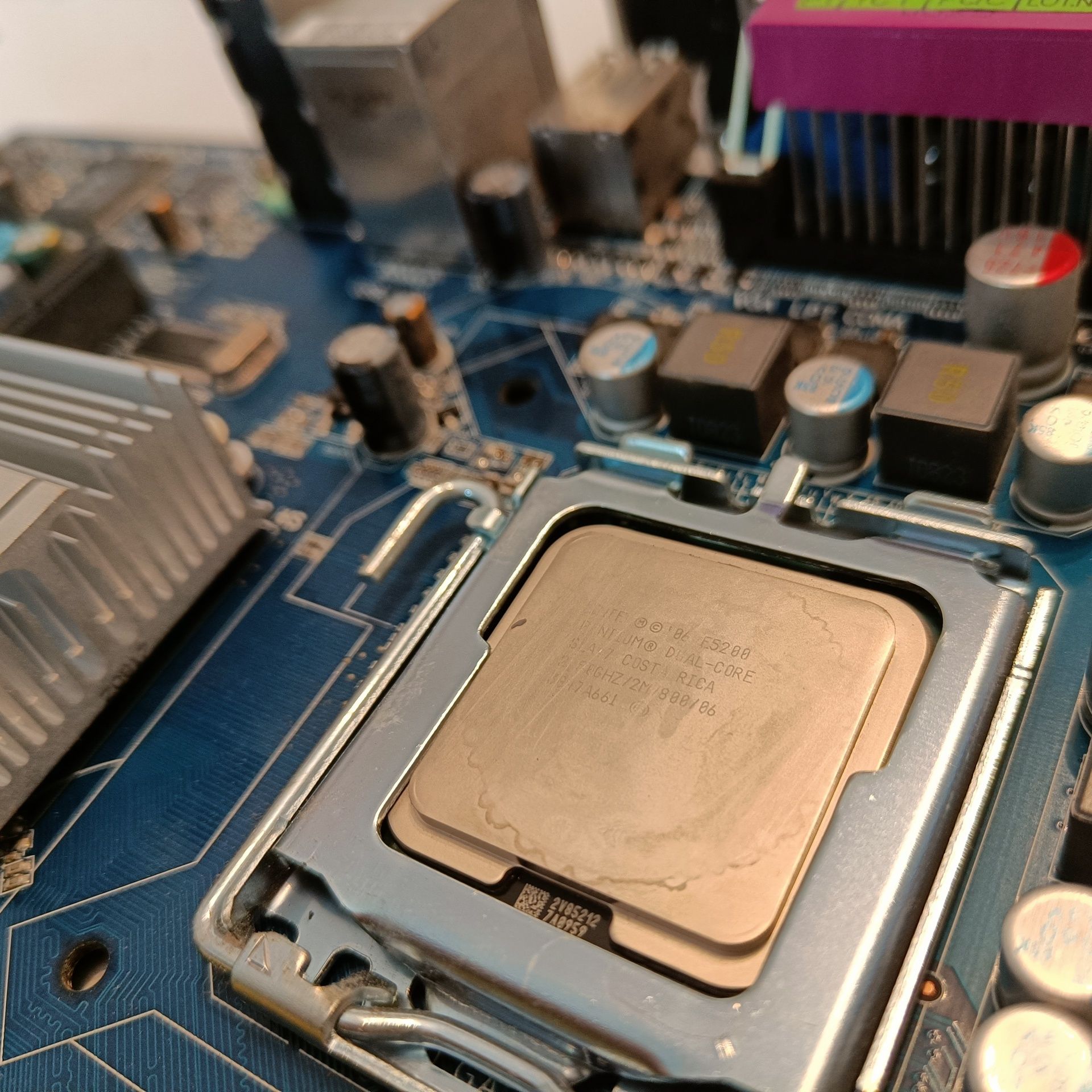 Płyta główna Gigabyte GA-G31M z procesorem dual core E5200
