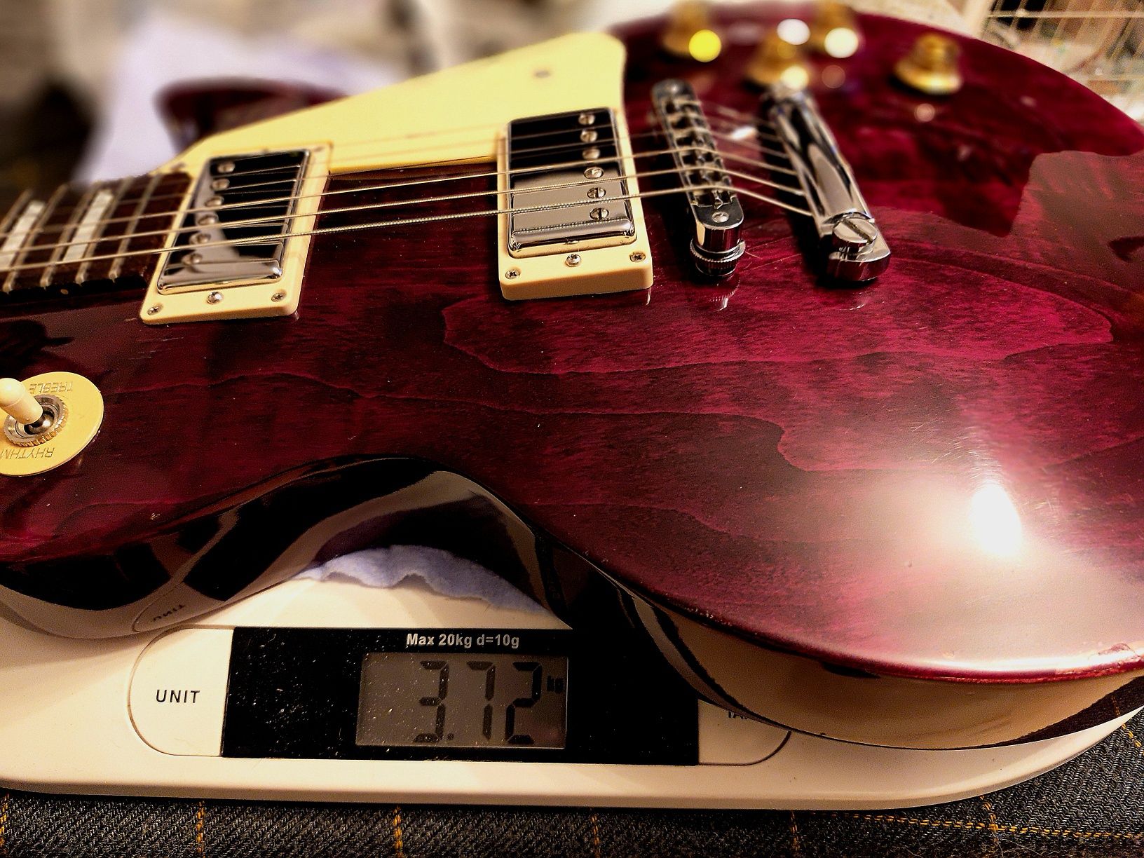 Gibson Les Paul Studio 2004 Wine Red Case ZADBANA 498T 490R 3.72KG! WR