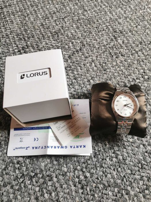 Dzień ojca_Zegarek męski Lorus RH953NX9 szafirowe szkło, paragon gwar.