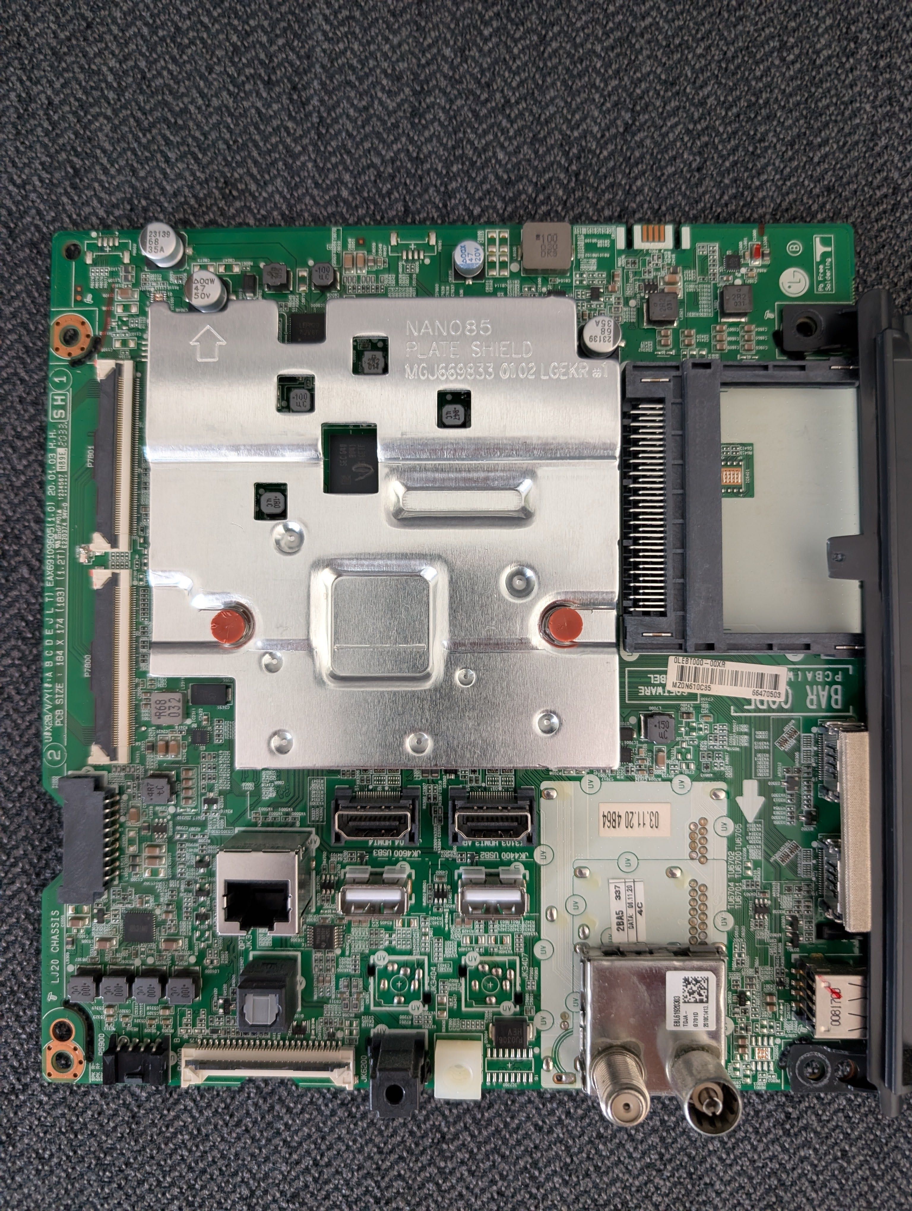 Peças para TV LG 55NANO866NA