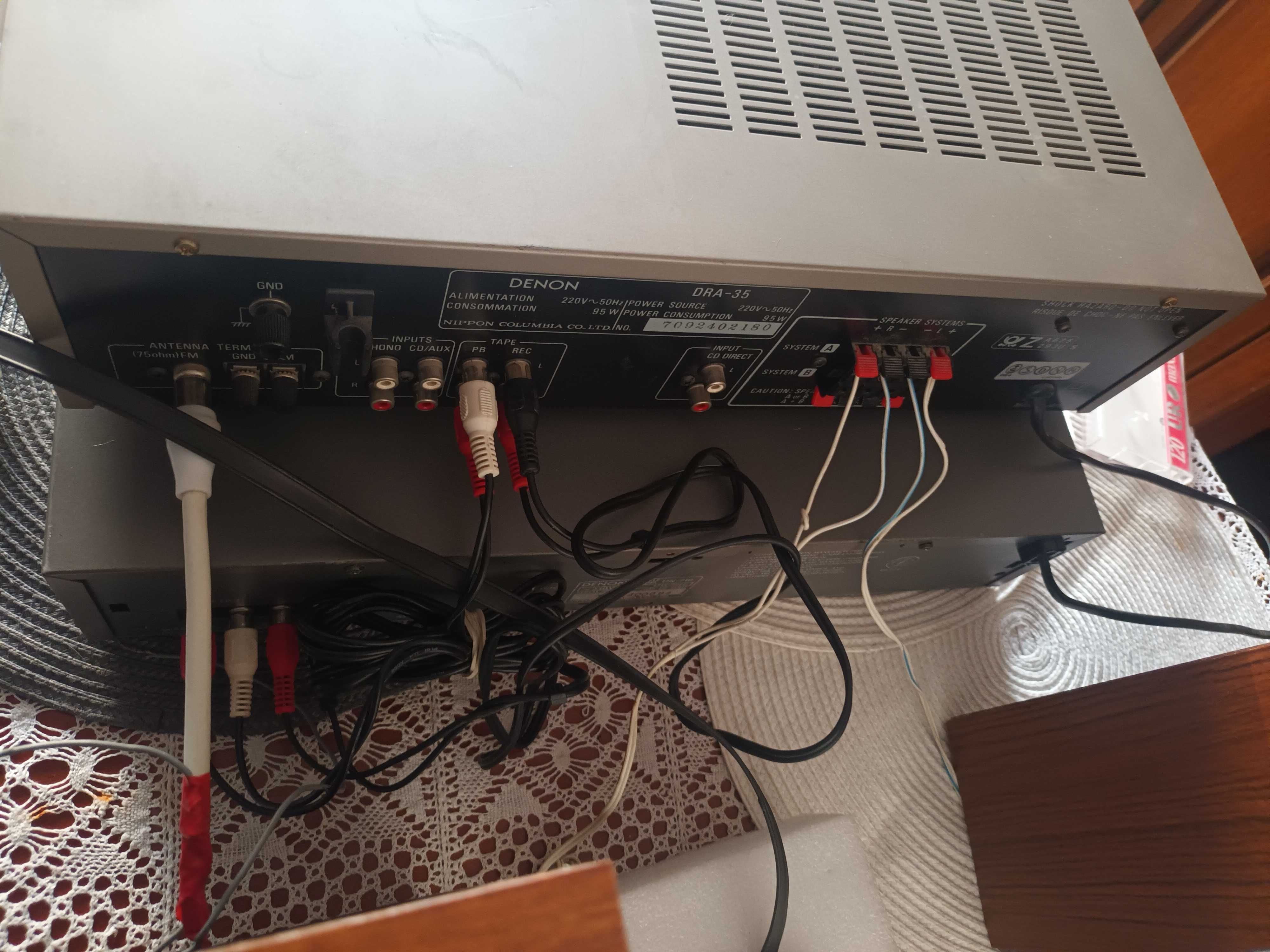 Denon DRA - 35 + Denon DR 210  Zestaw sprawny