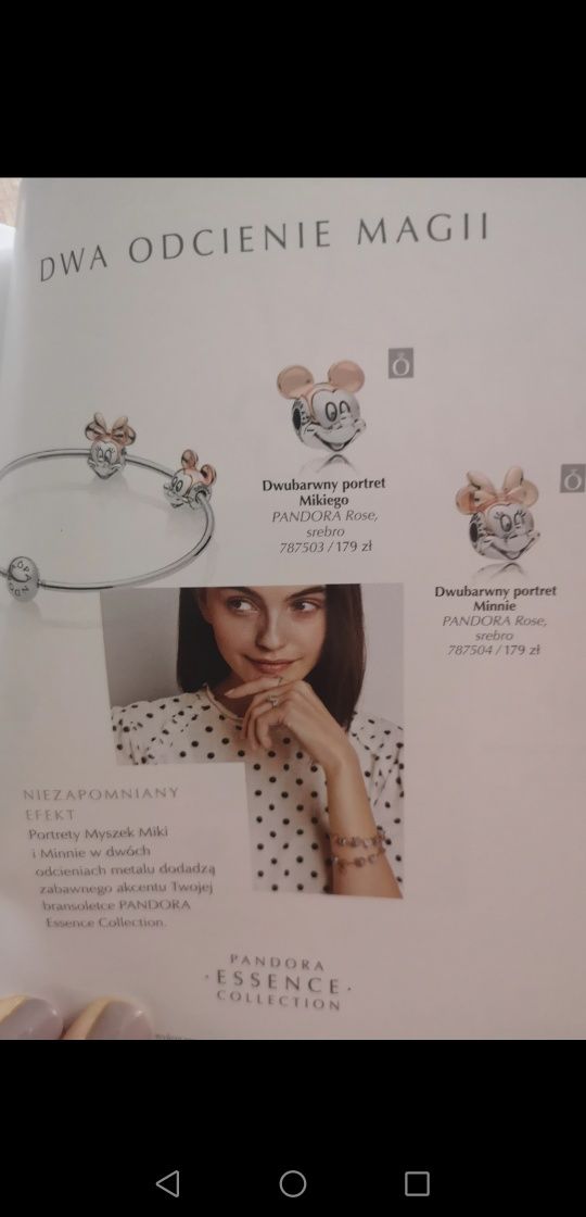 NOWY charms Pandora essence Miki oryginał