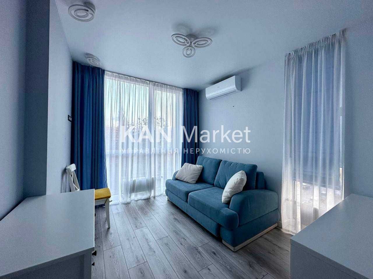 Продаж світлої 2к квартири 55 м² з ремонтом у Файна Таун
