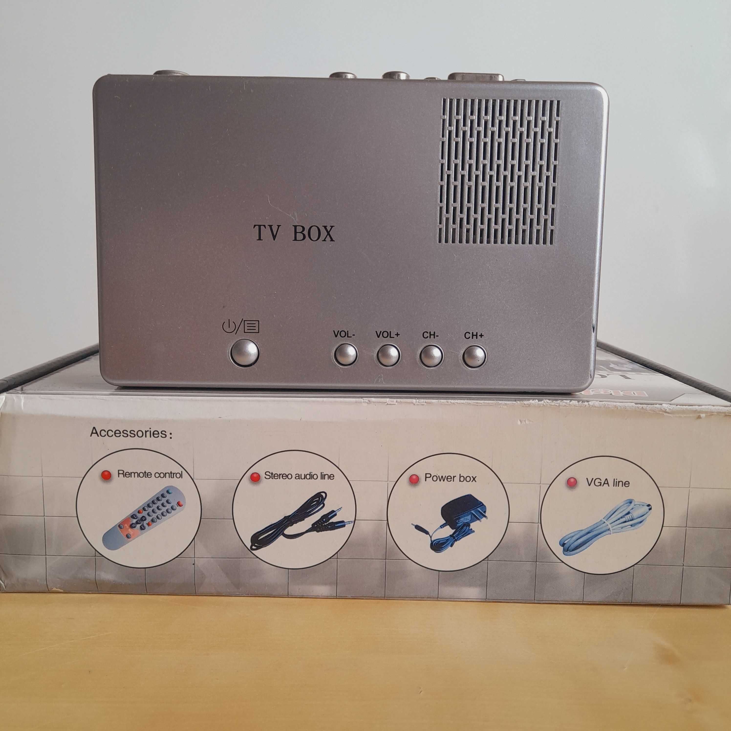 LCD TV BOX cyfrowy odbiornik TV do komputera
