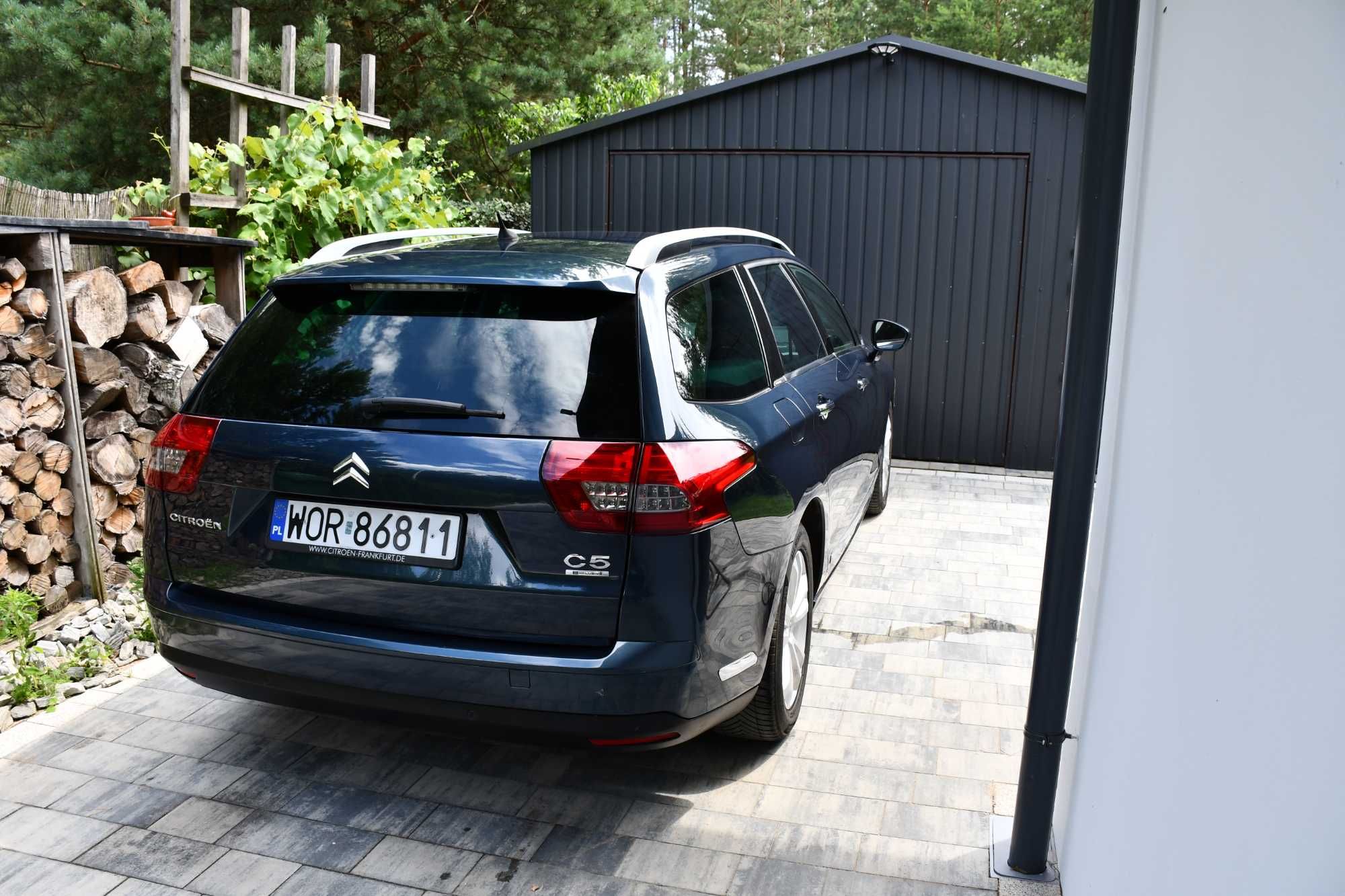 Citroen C5 X7 2011 2.0 163KM Automat, Masaże, Grzane fotele, Pół-skóra