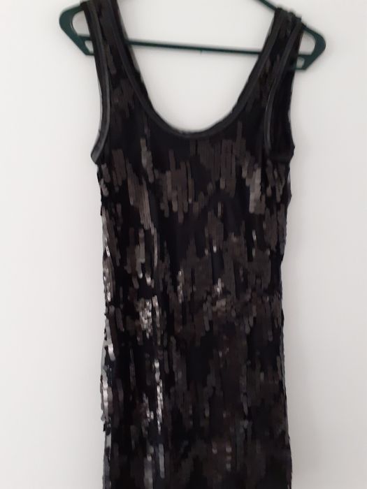 Vestido preto de festa da Zara