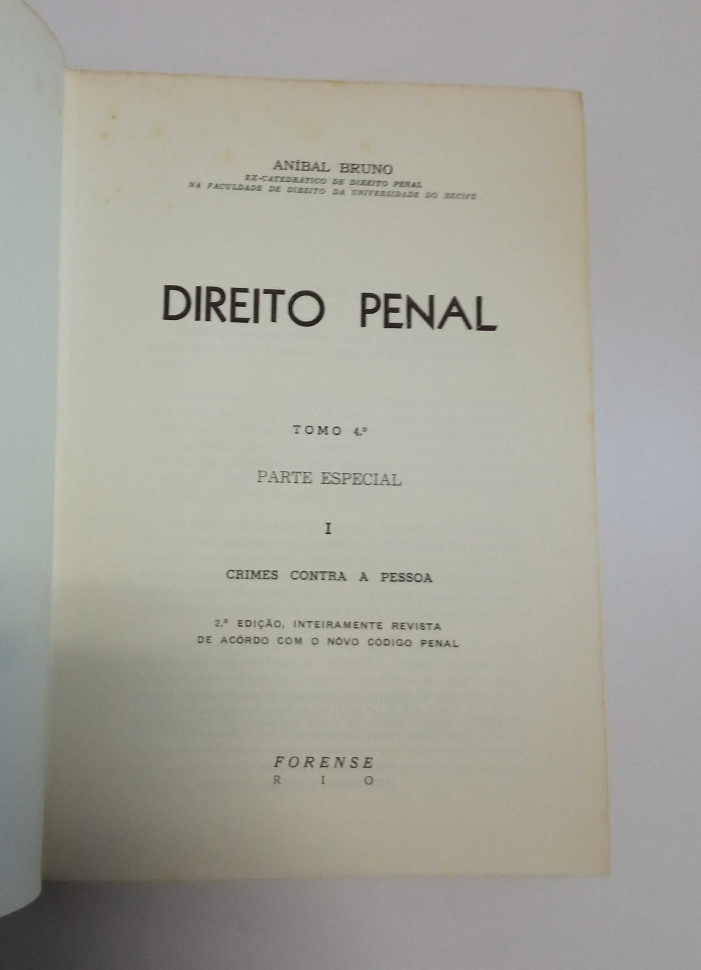 Direito Penal, de Aníbal Bruno