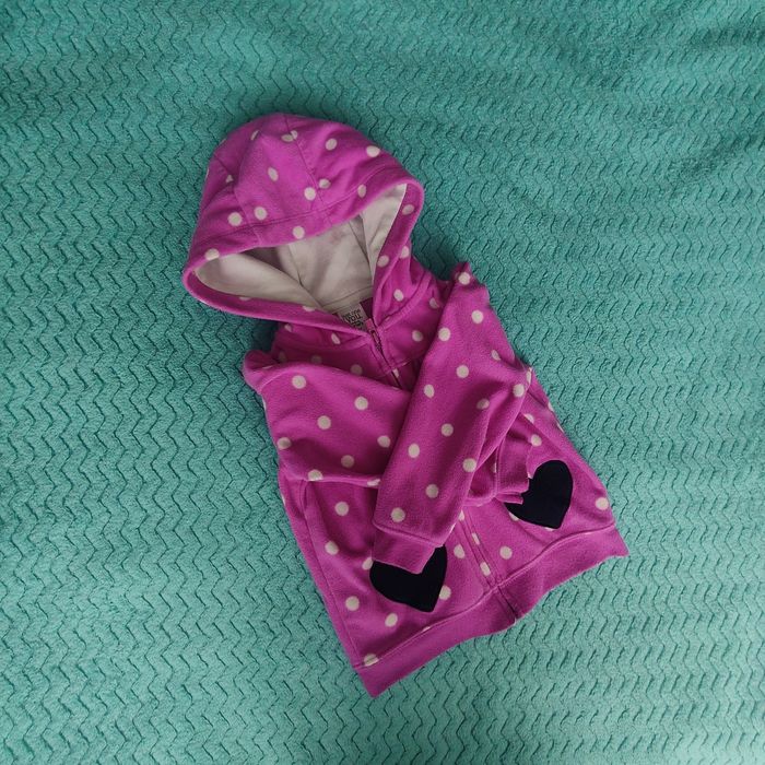 Bluza rozpinana dziewczęca 86