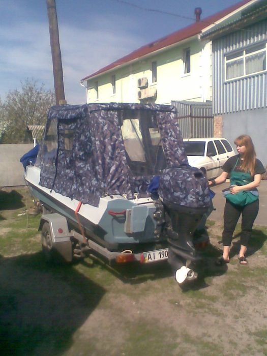 Лодку Обь-М  з Мотором.