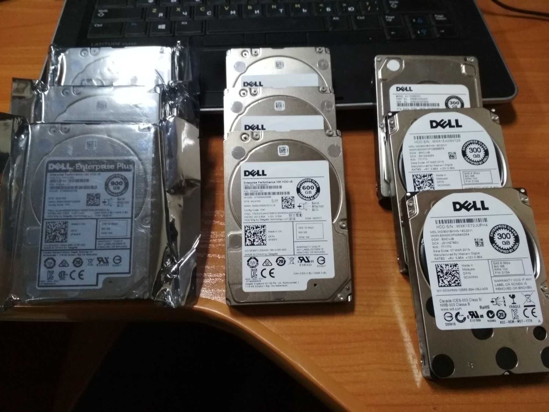 Диски серверні Dell Enterprise Plus 900Gb SAS 10K 12Gbps