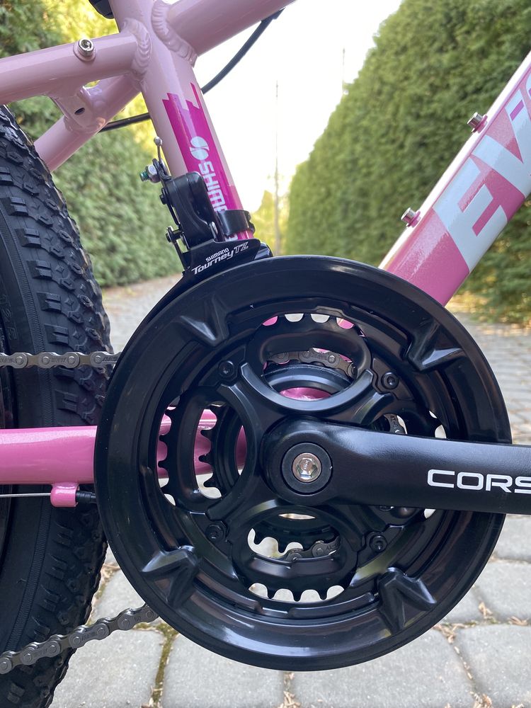 Алюмінієвий велосипед Corso Evolution 24 Pink на литих дисках