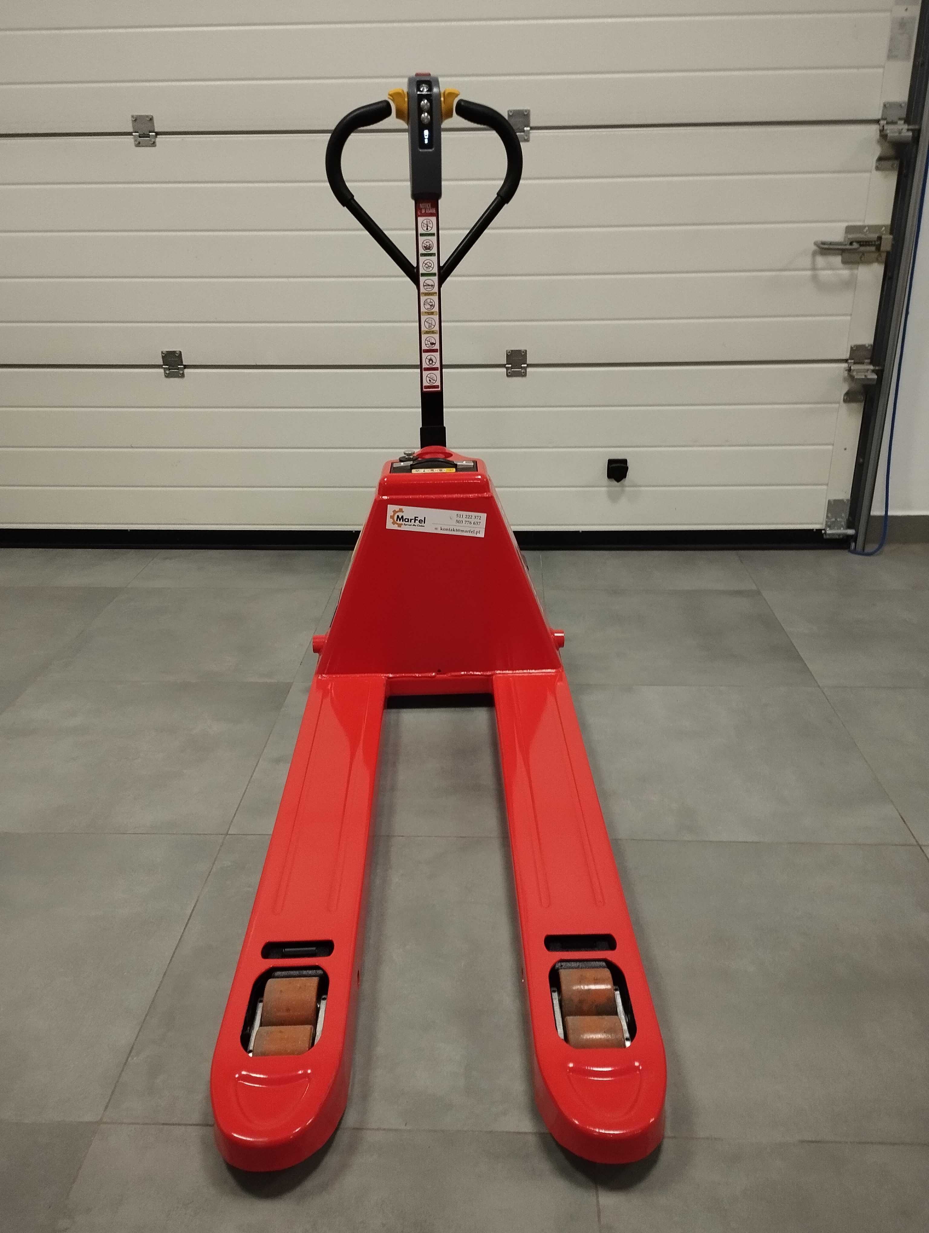 Paleciak elektryczny wózek paletowy widlak PPT20 EPT15 115cm 100cm cbd