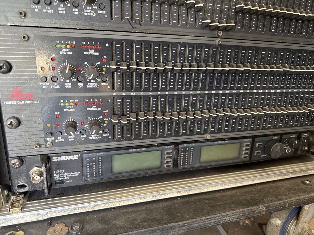 Midas venice shure Ur4D dbx bbe rack odsluchy.