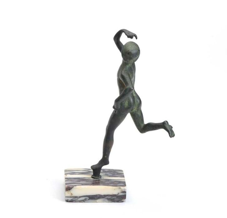 Estatueta de Mercurio da época Romana em bronze