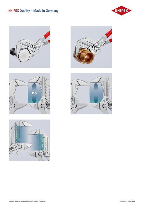 Szczypce-Klucz 300Mm Knipex