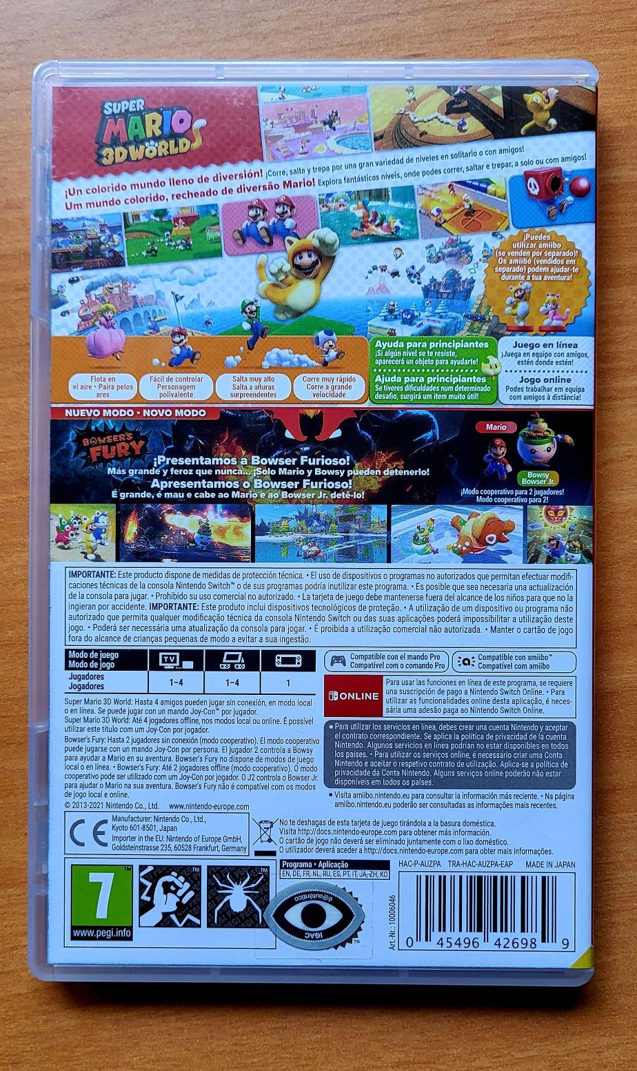 Super Mario 3D Word + Browser's Fury - Nintendo Switch