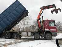 Вывоз любого мусора Самосвал 6 м с 2 м Грейфером. Грузчик За 150 грм.!
