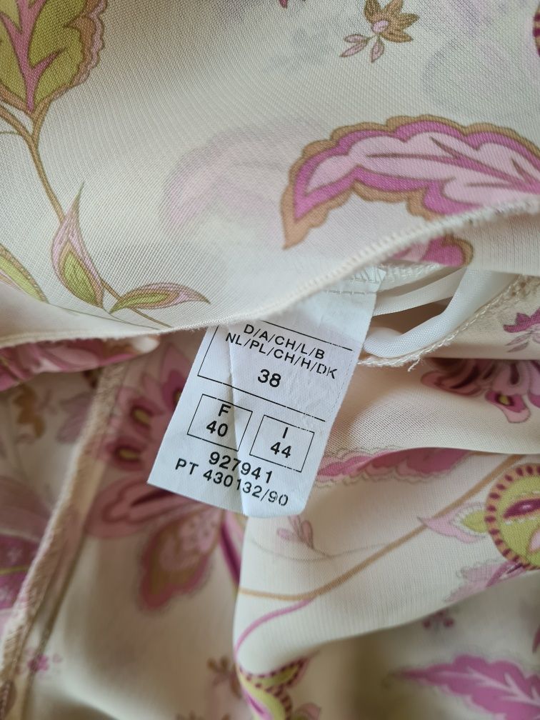 Sukienka midi Orsay 38 wiskoza falbany boho wesele