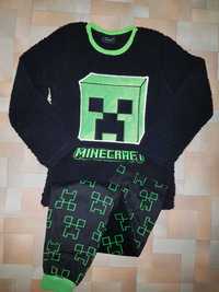 Мега теплый комплект пижама плюш-велюр Primark Minecraft 8-9 лет 134см