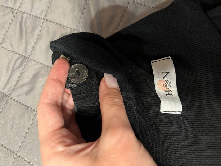 Штани happynenia h&n палаццо на флісі для вагітних з резинкою зимові