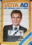 Cartazes políticos propaganda AD Sá Carneiro 1980 e Autárquicas 1979
