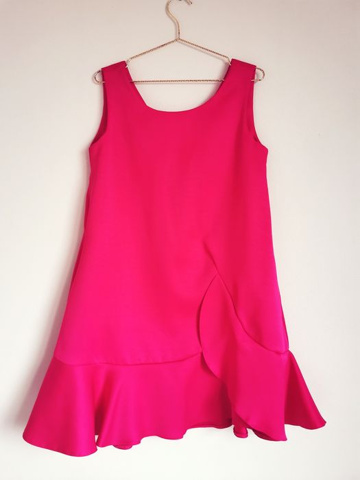 Sukienka satyna kieszenie Reserved