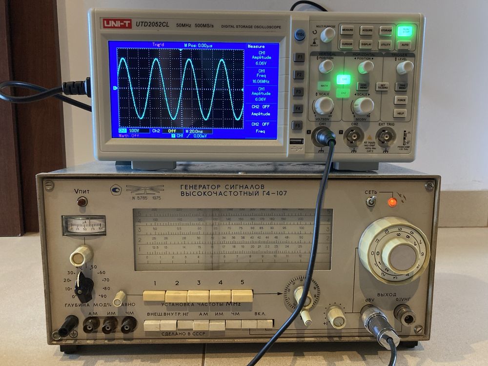 Generator G4-107 12~400MHz modulacja AM FM PM do przestrajania radia