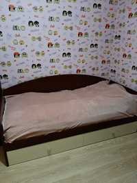 Кровать с двумя ящиками ЭнранАкрос