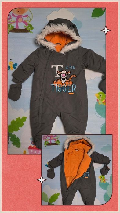 Ciepły kombinezon r.74