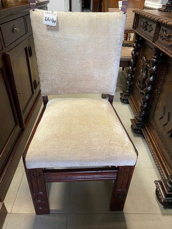Komplet 6 krzeseł krzesła drewniane dębowe tapicerowane FV DOWÓZ