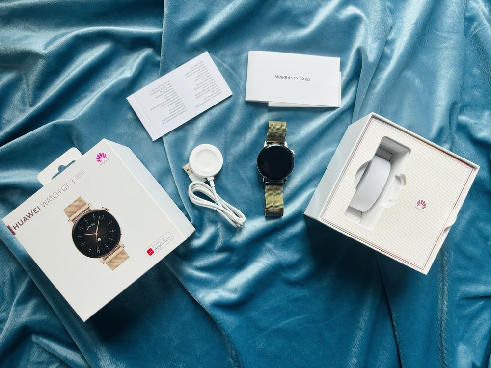 Smartwatch HUAWEI Watch GT 3 42mm Elegant Złoty