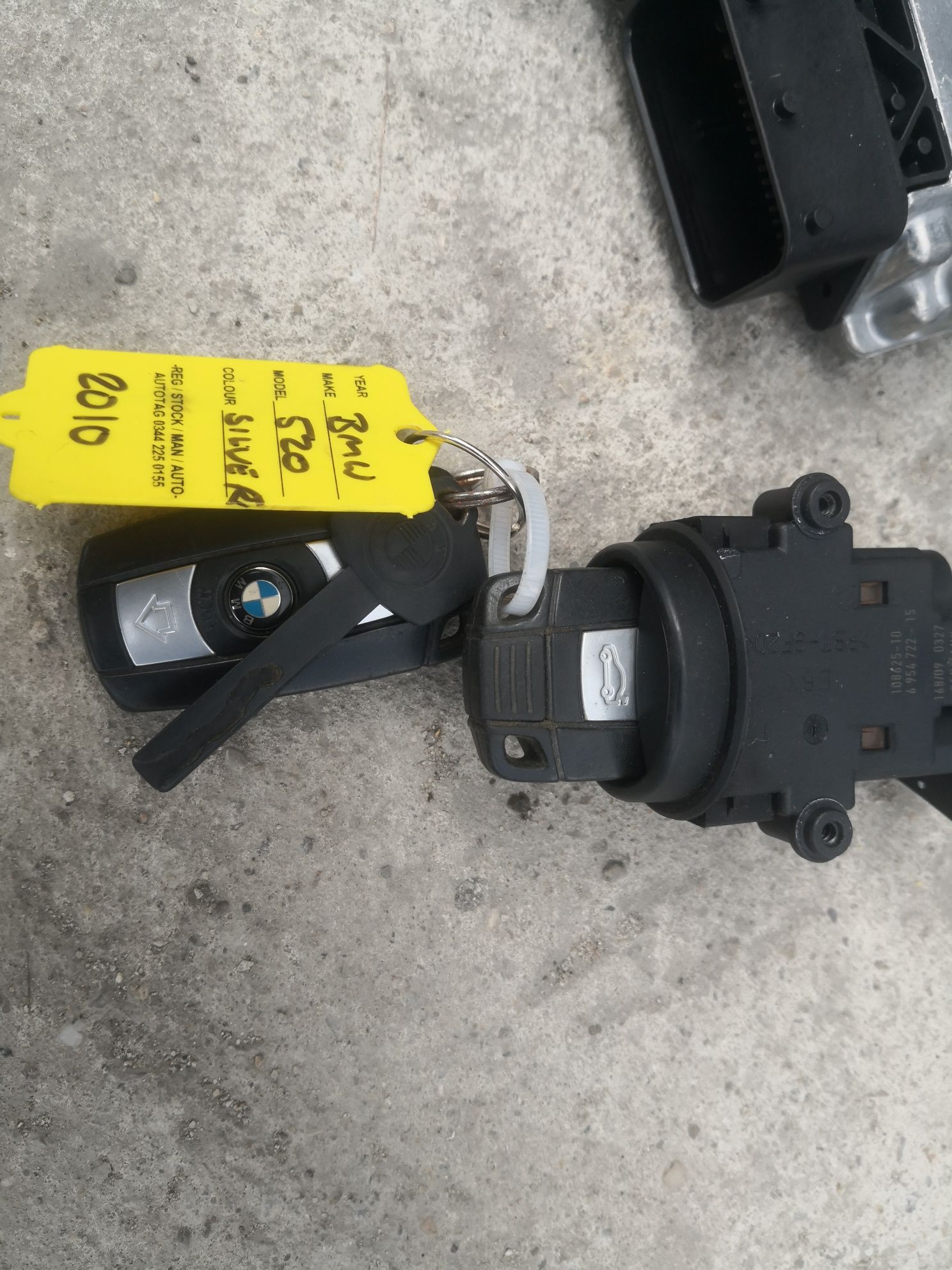 Zestaw startowy BMW e60 e61 520d N47 177KM automat sterownik cass kluc