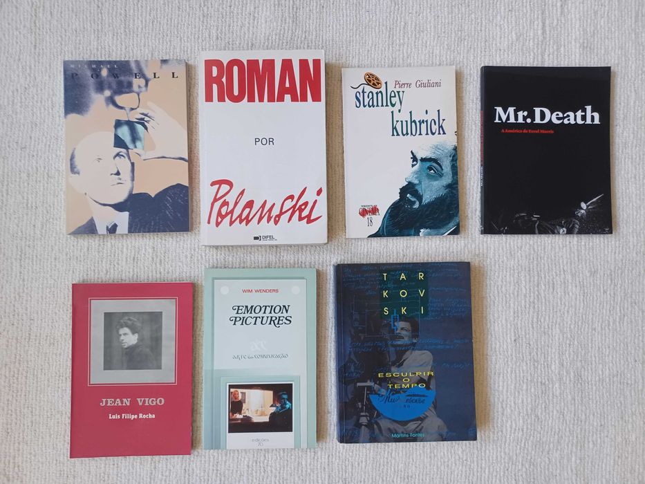 Livros: Polanski, Powell, Vigo, Wenders, Tarkovski, Kubrick, Morris