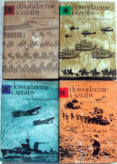 SZTAB Orzechowski DOWODZENIE i SZTABY Komplet o sztabach 4 tomy