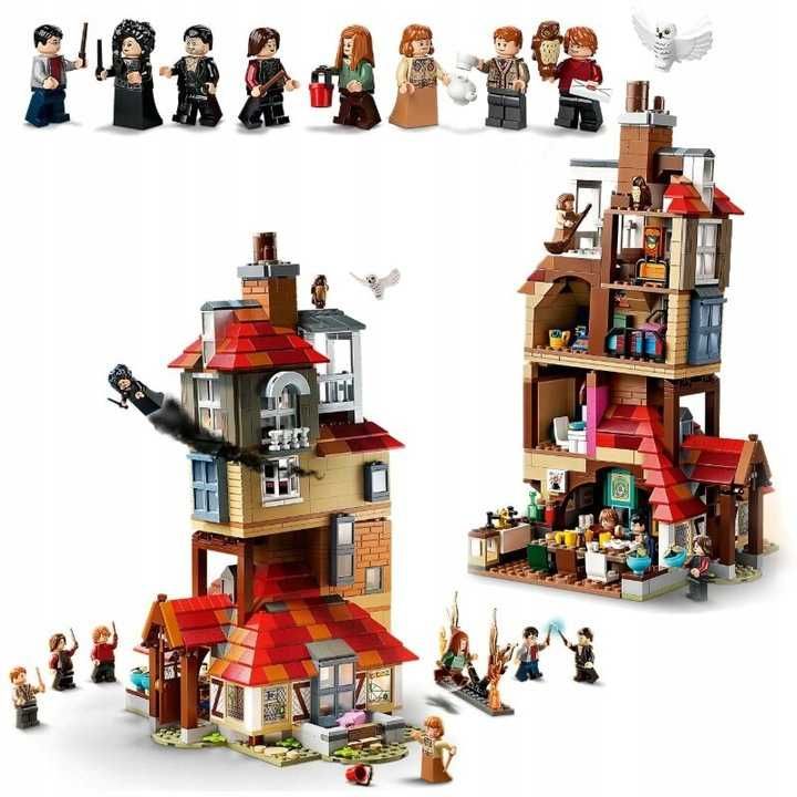 1047elme. Nowe Klocki Harry Potter Atak na Norę komp. z LEGO 75980