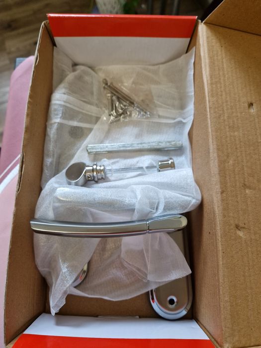 Klamka do łazienki, WC, 72mm, nowa